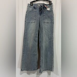 NWT - Vigoss Girls’ wide Leg Jeans - Size 8
